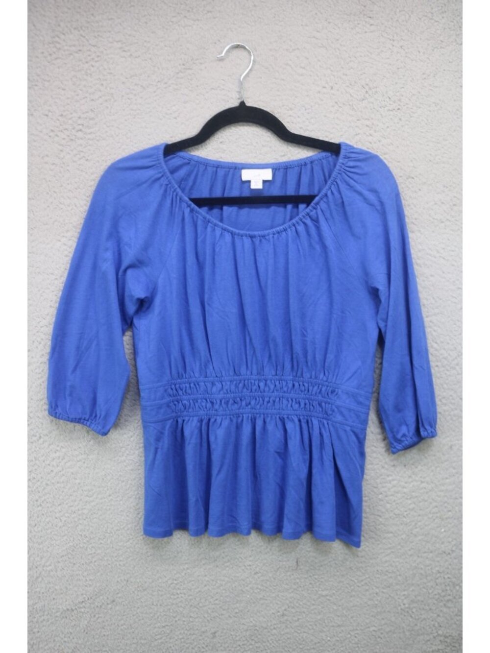 J.Jill 3/4β Puff Sleeve Elastic Waist Tunic-Size PXS-BOHO-Minimalist